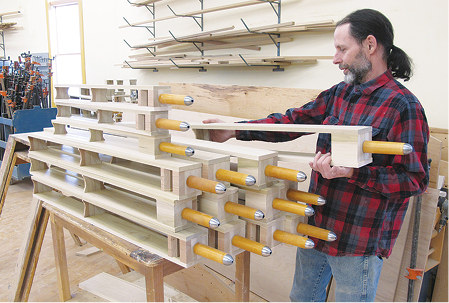 BL Pg10e flute stops Dobson organ flute stops in Iowa shop