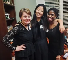 Hao Zhen and fellow Blair students