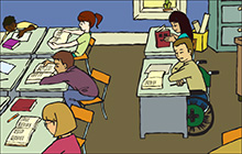 students in classroom