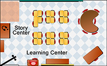 Classroom Arrangement schematic