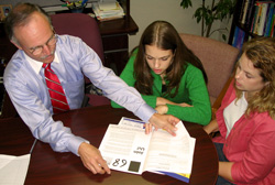 Mr. Hunter, Sandra and her Mom
