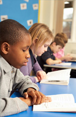 Students reading