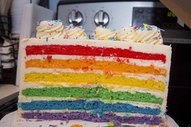 rainbow-cake
