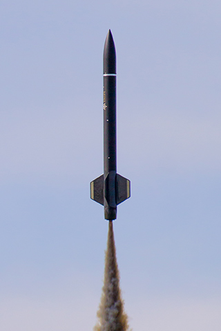 Vanderbilt Aerospace Club rocket in flight