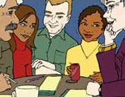 Group of teachers in a meeting