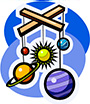 mobile of the planets
