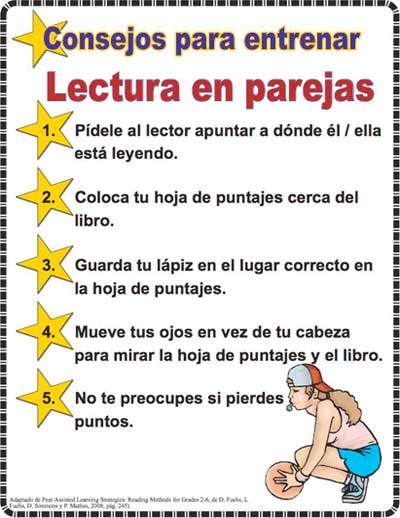 coaching tips for partner reading and retell