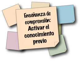 Enseñanza de comprensión: Activar el conocimiento previo