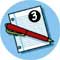 notebook and pen icon