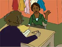 Meeting with Ms. Washington