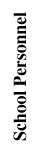 School personnel