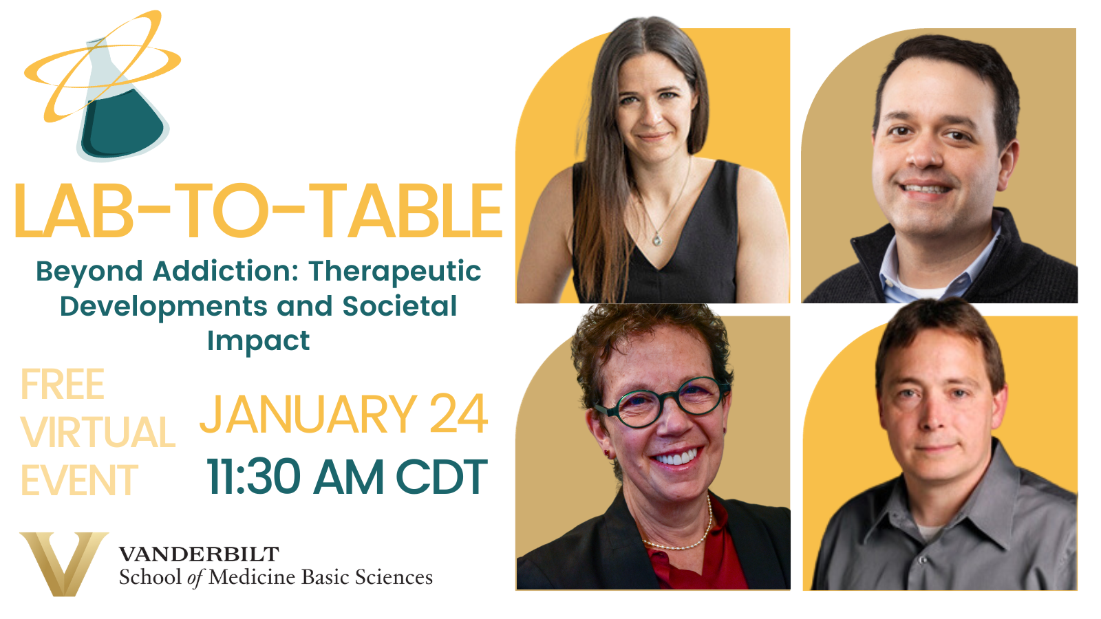 Watch now: Lab-to-Table Conversation: Beyond Addiction: Therapeutic Developments and Societal Impact