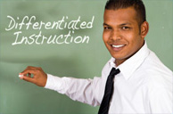 Teacher at the board