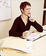 Teacher shushing students