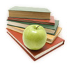 apple and books