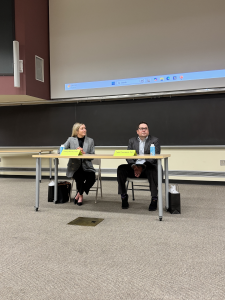 Casey (Butrico) Hatfield (left) and Todd Townsend (right).