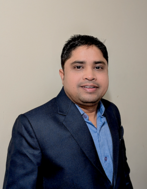 A photo of Research Assistant Professor of Biological Sciences Mintu Chandra.