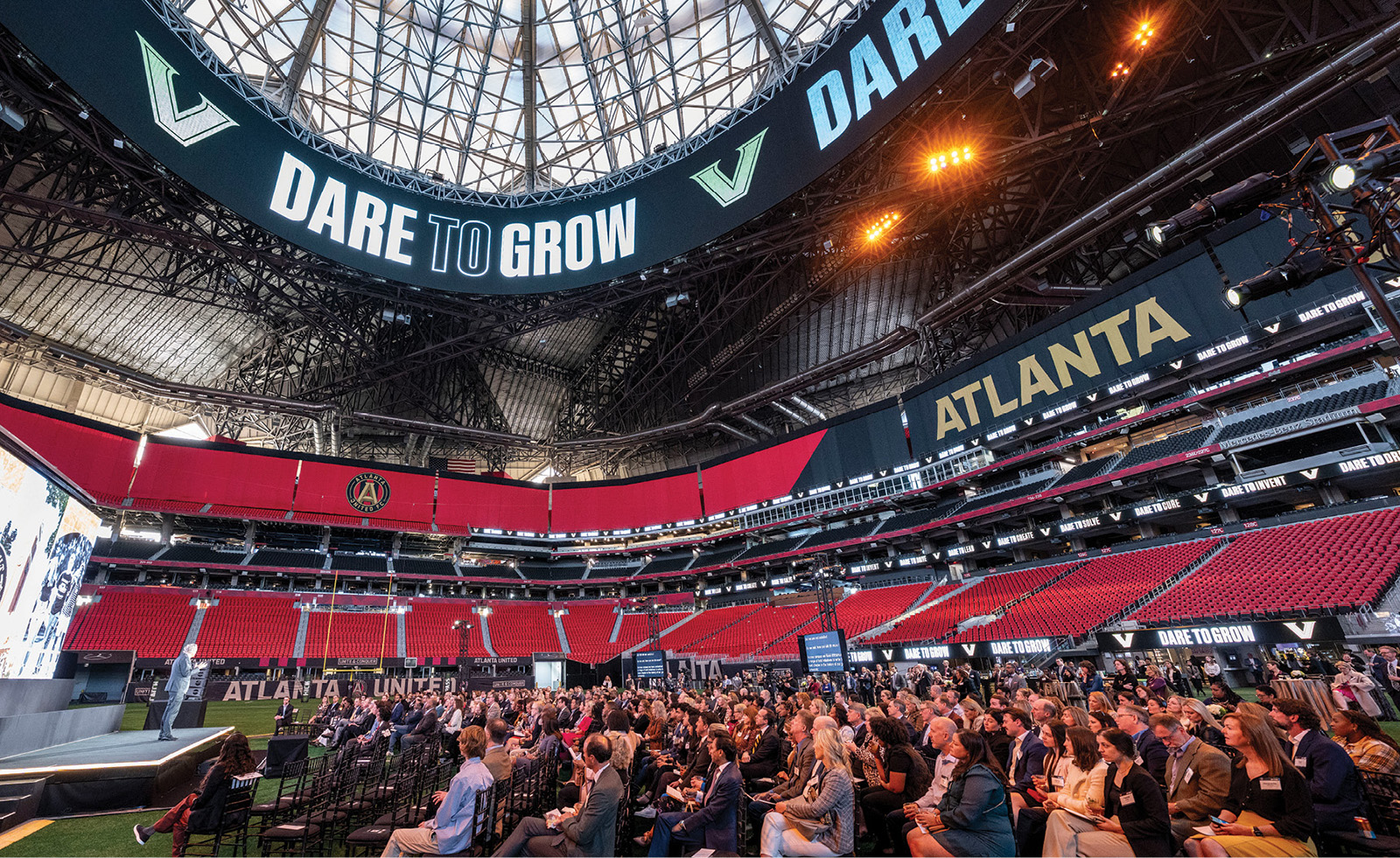 Vanderbilt hosts Dare to Grow Atlanta at Mercedes-Benz Stadium.