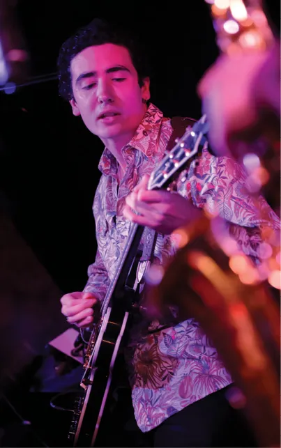 Guitarist and senior jazz performance major Patrick Kenny (John Amis/Vanderbilt University)