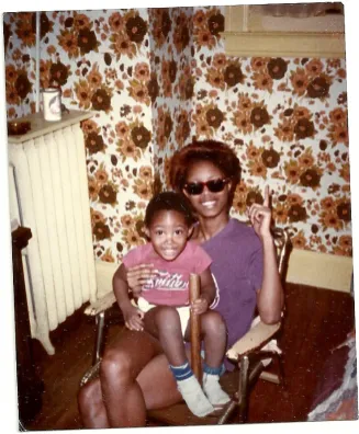 Childhood picture of Steven Townsend and his mom, Frankie (Submitted photo)