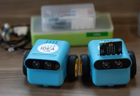 Robots used by students in the classroom