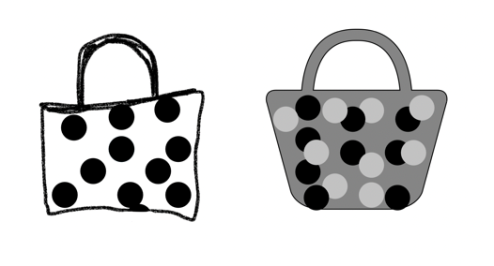 Illustration of 2-alternative forced choice memory test.