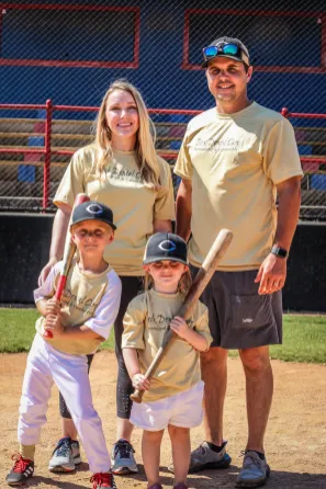Ryan Storey and his family.