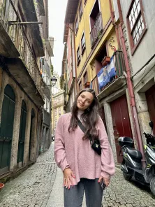 Julia Red Wing during her Gilman Scholars study abroad program (Submitted photo)