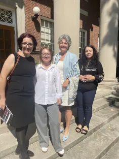 Hanna Terletska, Khrystyna Voitovych, Camilla Benbow, and Olha Leshko