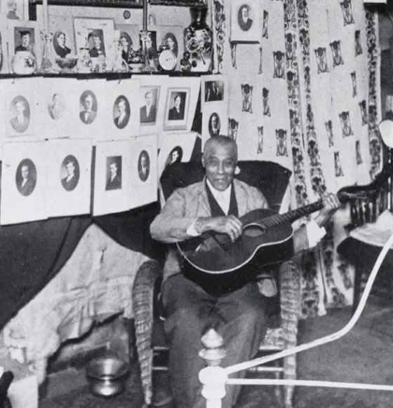 John Fulton was a Vanderbilt staff member from 1885 to 1914. Before coming to the university, Fulton was a house slave at Andrew Jackson’s Hermitage. While Fulton’s 400 wallpapered photos do attest to the relationship he formed with students and faculty, beneath them resides a deeper racial hierarchy to which his basement placement attests.