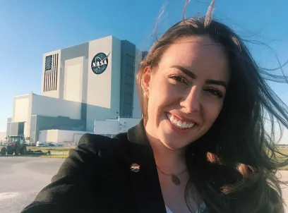 Alexandra Doten at the Kennedy Space Center, Cape Canaveral, Florida (Submitted photo)