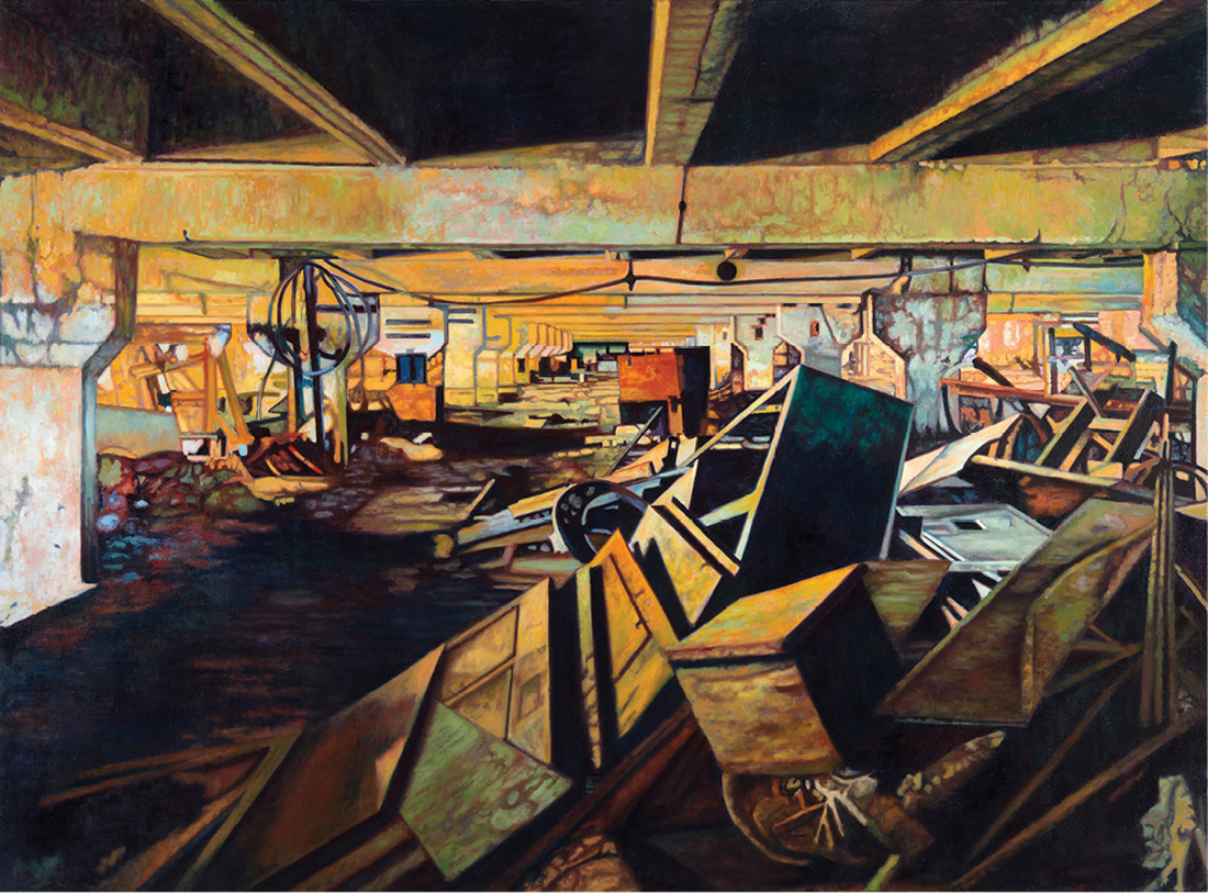 Painting by Morgan Craig