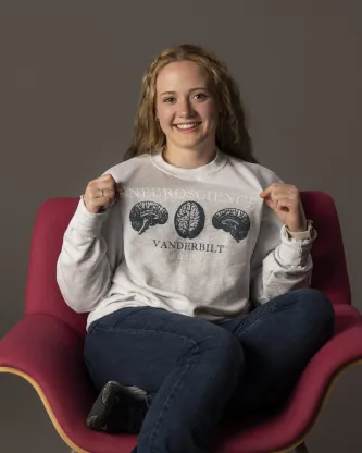 Mabel Cummins, Arts and Science – Neuroscience, #VU2023 (Karlee Sell/Vanderbilt)