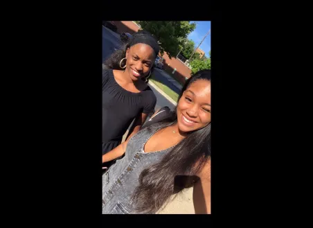 Jordyn Cambridge and her best friend Brinae Alexander (Submitted photo)