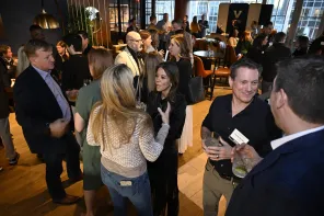 The Volunteer Leadership Kickoff Reception taking place at Conrad Hotel