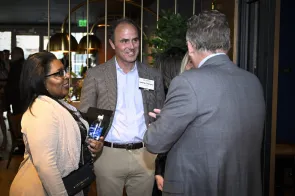 The Volunteer Leadership Kickoff Reception taking place at Conrad Hotel