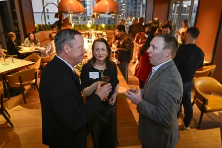The Volunteer Leadership Kickoff Reception taking place at Conrad Hotel