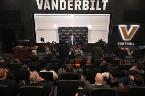 Press Conference Announcing bid to host the 2030 Special Olympics TN USA Games. Photo: Harrison McClary/Vanderbilt University