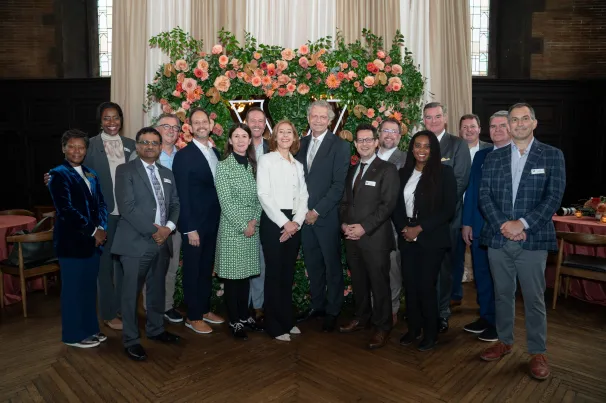 Featured in photo (from left to right): Sydney Savion, Candice Storey Lee, Krishnendu Roy, John Lutz, Alex Sevilla, Tiffiny Tung, G.L. Black, Cybele Raver, Daniel Diermeier, Darren Reisberg, Steve Ertel, Kosha Tucker, Nathan Green, Brett Sweet, Doug Christiansen, Eric Kopstain (Barry Williams/Vanderbilt University)
