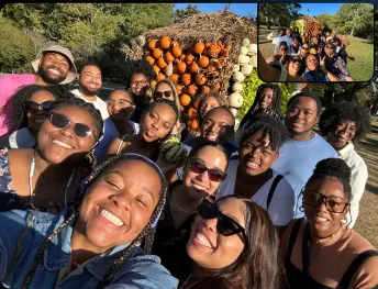 The Black Law Students Association taking a visit to Cheekwood (Submitted photo)