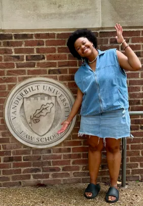 Jacqueline Tubbs on her last day of classes at Vanderbilt Law School (Submitted photo)