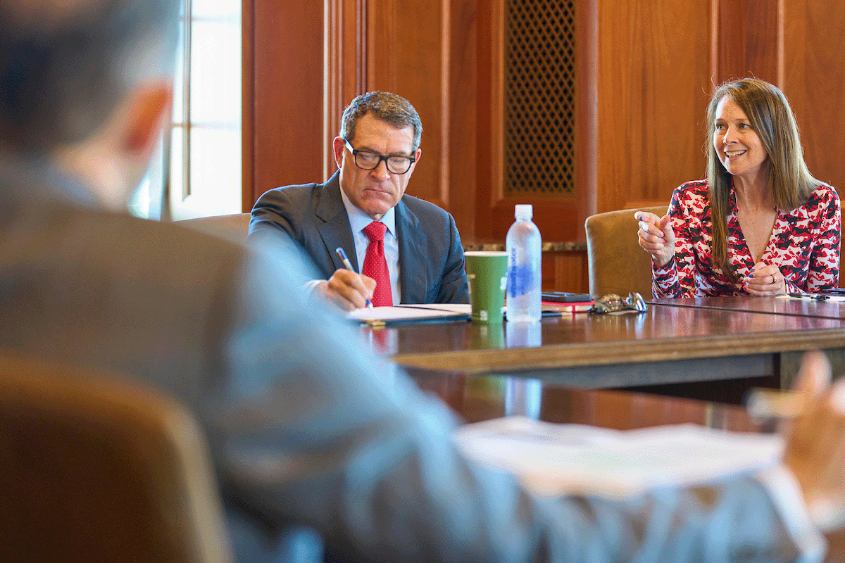 Vanderbilt hosts U.S. Rep. Mark Green and CISA Director Jen Easterly for cybersecurity discussions
