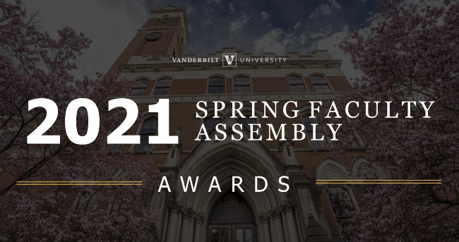 2021 Spring Faculty Assembly Awards