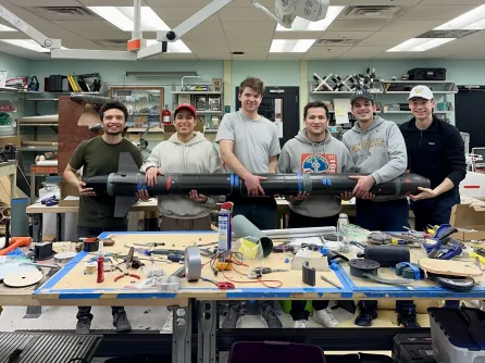 Members of the Vanderbilt Aerospace Design Lab rocket team (Submitted photo)