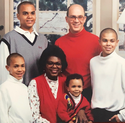 Zelik Family 1989- (Top L-R) Daniel, Howard (Bottom L-R) - Jonpaul, Regina, Samuel, Karl