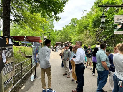 Attendees at the Day of Discovery at the Nashville Zoo