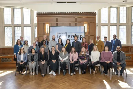 Vanderbilt Leadership Enrichment graduation certificate presentation at Alumni Hall (Vanderbilt University)