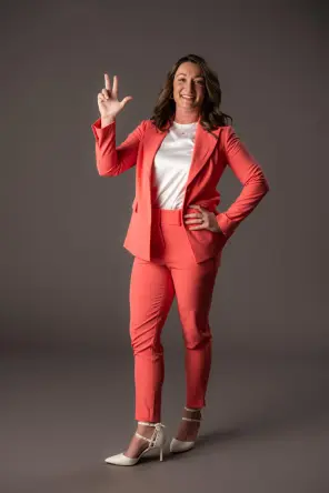 Amanda Harding, Peabody College – Ed.D. in Leadership and Learning in Organizations, assistant director of strategy and operations, Vanderbilt Office of Digital Education, #VU2023 (Harrison McClary/Vanderbilt)