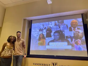 "Can You Name a Black Environmentalist" presentation from Danait Issac's Blackness and the Great Outdoors event with Wilskills 101 and the Bishop Joseph Johnson Black Cultural Center (Submitted photo)
