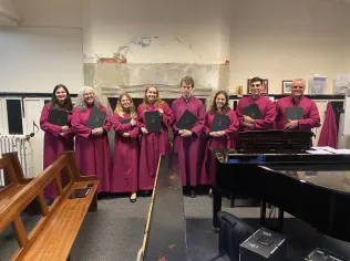 Singing Friday and Saturday services by ourselves on day 3